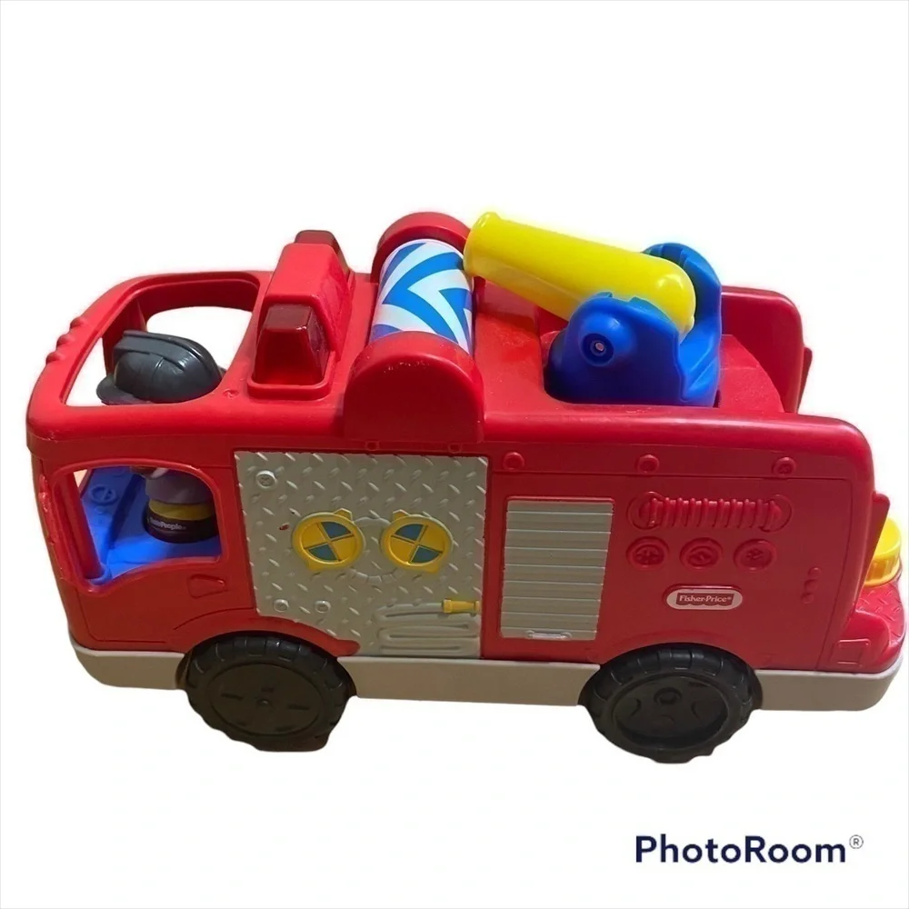 Fisher Price Little People Fire Truck Kids Toys